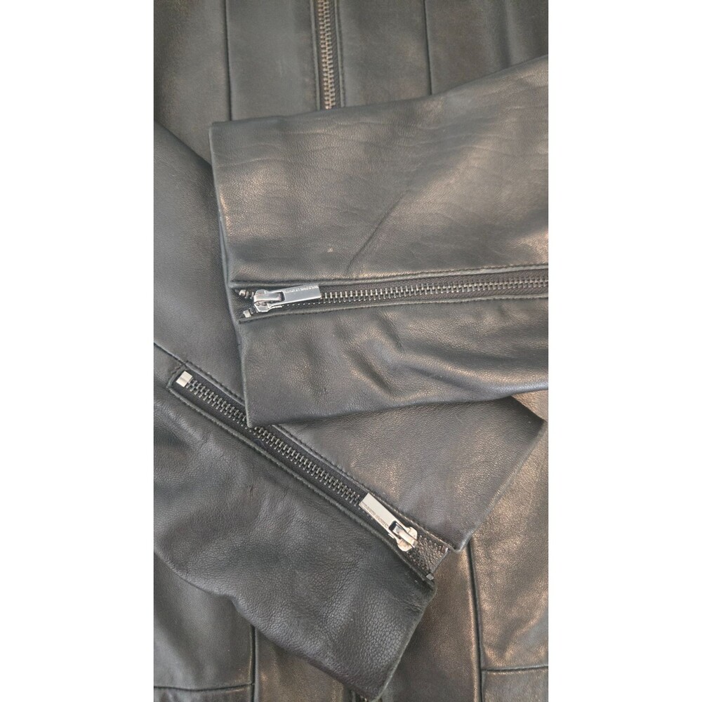 Wilsons Leather Genuine Leather Jacket – Women's 2X – Black Zip Front - Picture 7 of 10